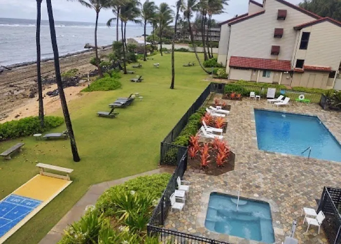 1Br Condo At Oceanfront Resort Kapaa Shore